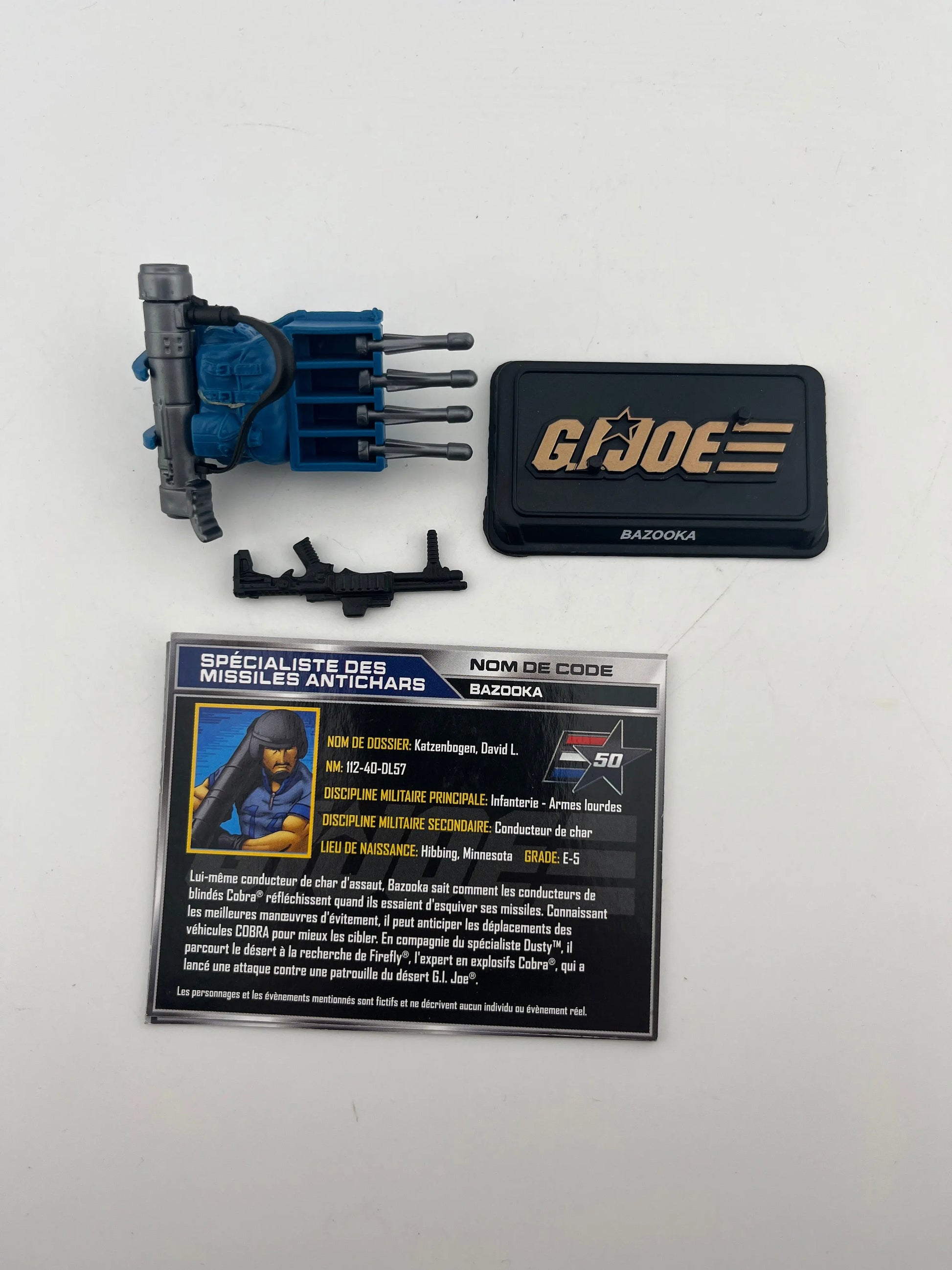 GI Joe 50th Anniversary BAZOOKA v4 Sneak Attack Set 3.75 Inch Figure Hasbro 2015 FRENLY BRICKS - Open 7 Days