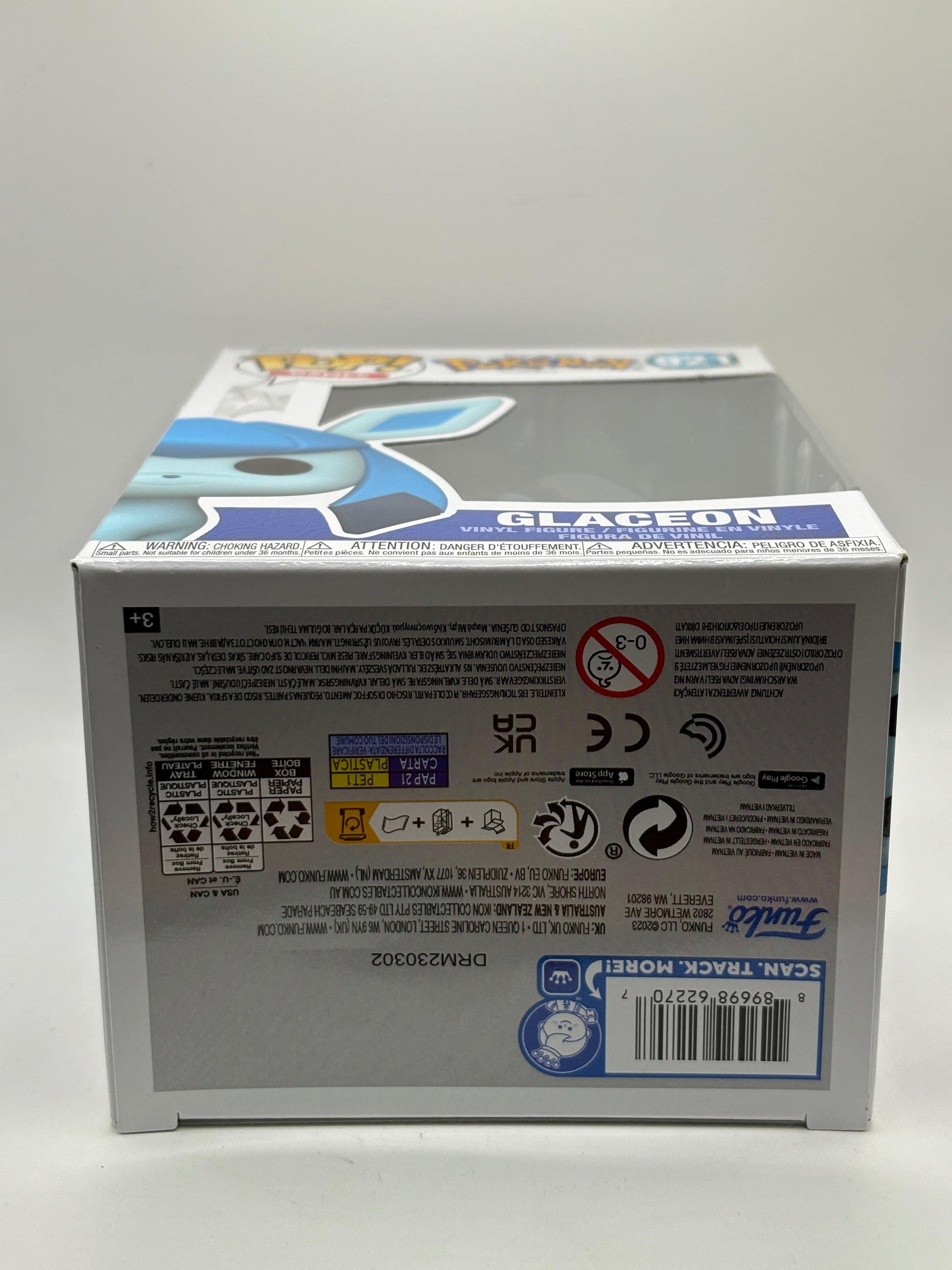 Funko POP! Games Pokemon #921 Glaceon Vinyl Figure FRENLY BRICKS - Open 7 Days