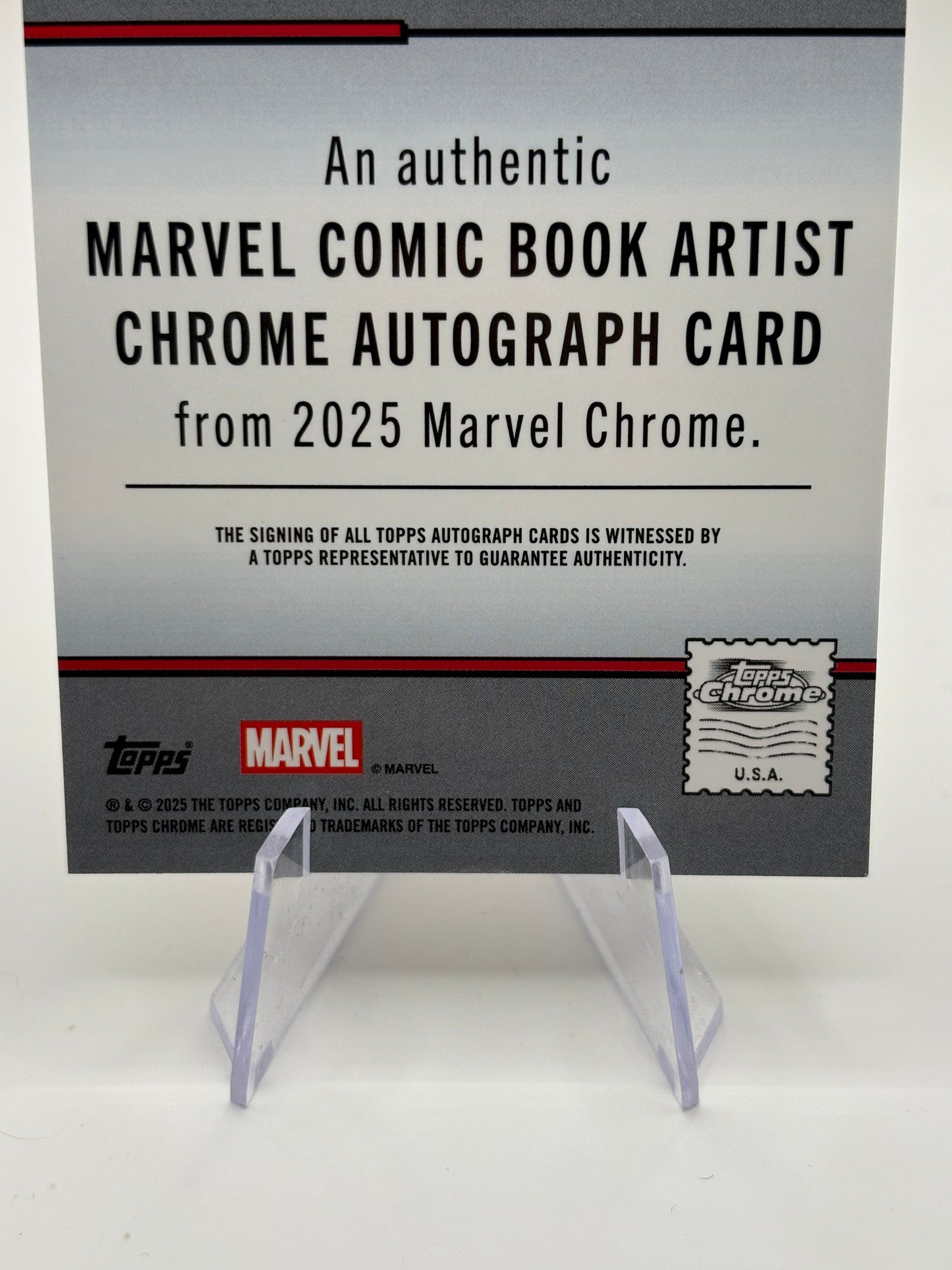 2025 Topps Chrome Marvel Ryan Ottley Artist Autograph Auto #AA-RO FRENLY BRICKS - Open 7 Days