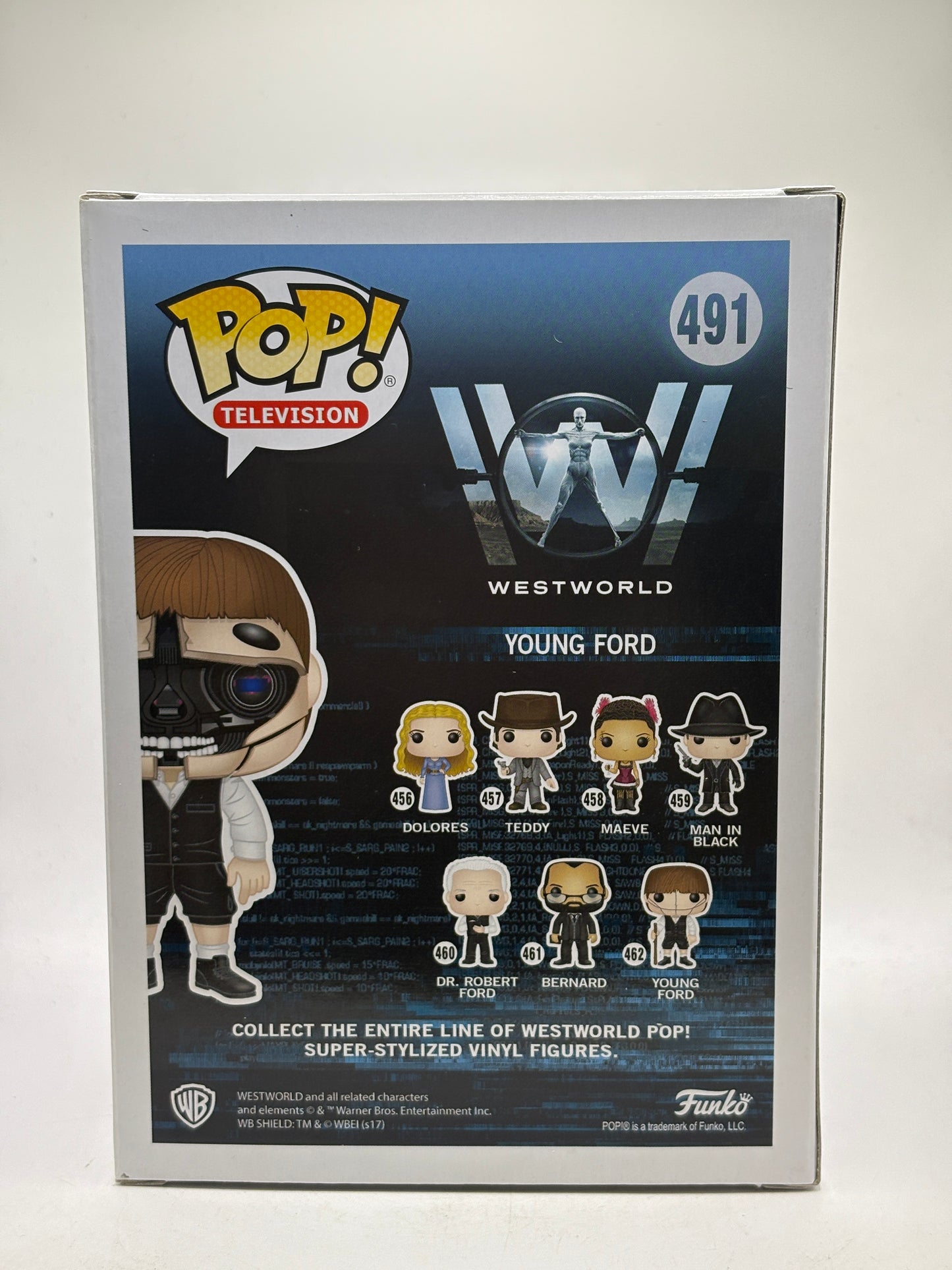 Funko POP! Television WestWorld #491 Young Ford 2017 Summer Convention Vinyl Figure