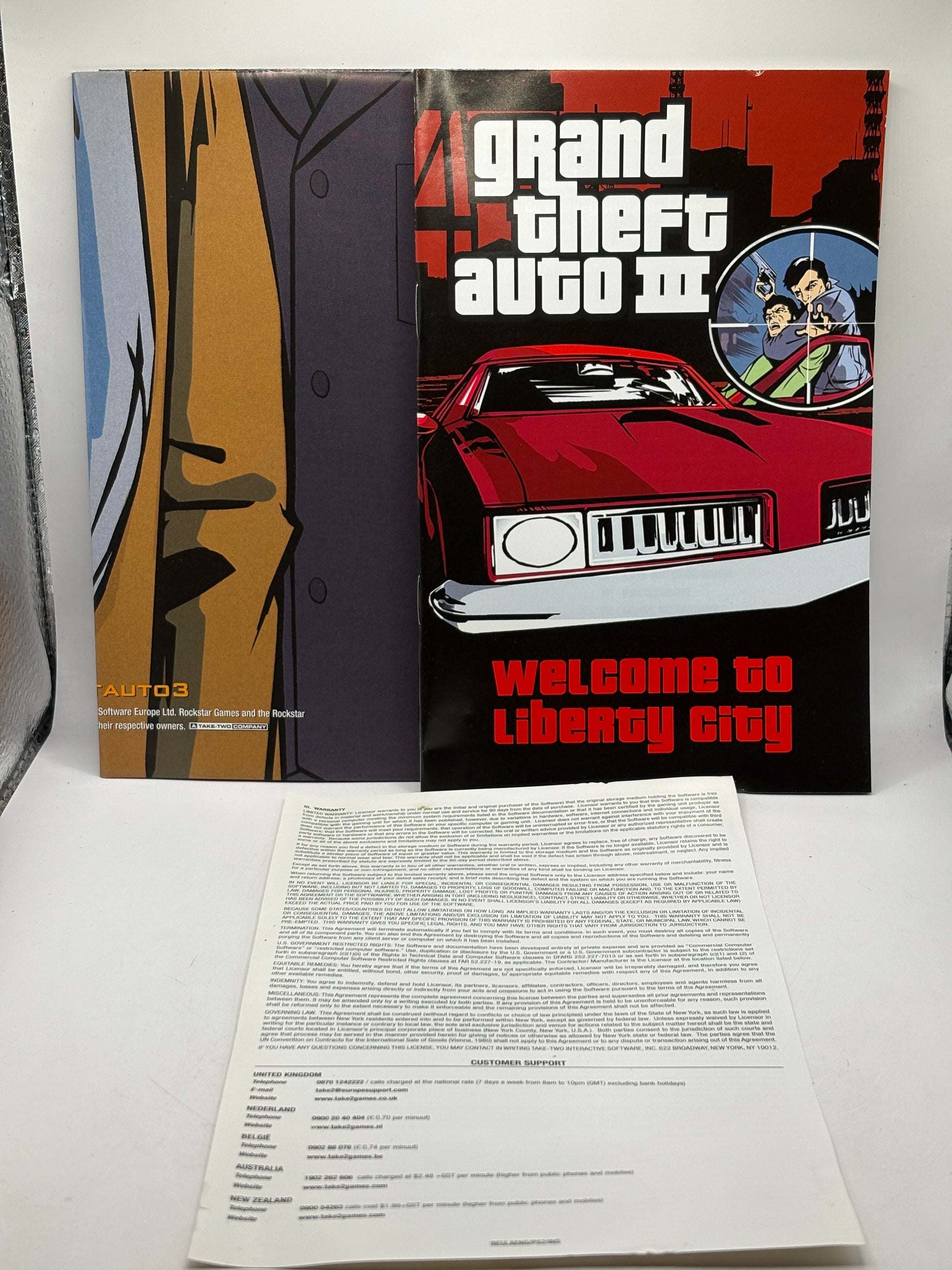 Grand Theft Auto III 3 GTA3 Sony PlayStation 2 PS2 CIB W/ Map & Manual FRENLY BRICKS - Open 7 Days
