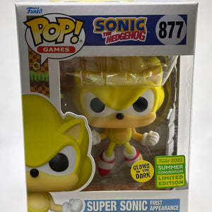 Funko POP! Games Sonic the Hedgehog #877 Super Sonic First Appearance Glow FRENLY BRICKS - Open 7 Days