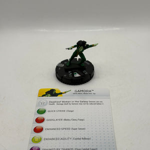 HeroClix Marvel Gamora #033 with Card Loose Figure FRENLY BRICKS - Open 7 Days