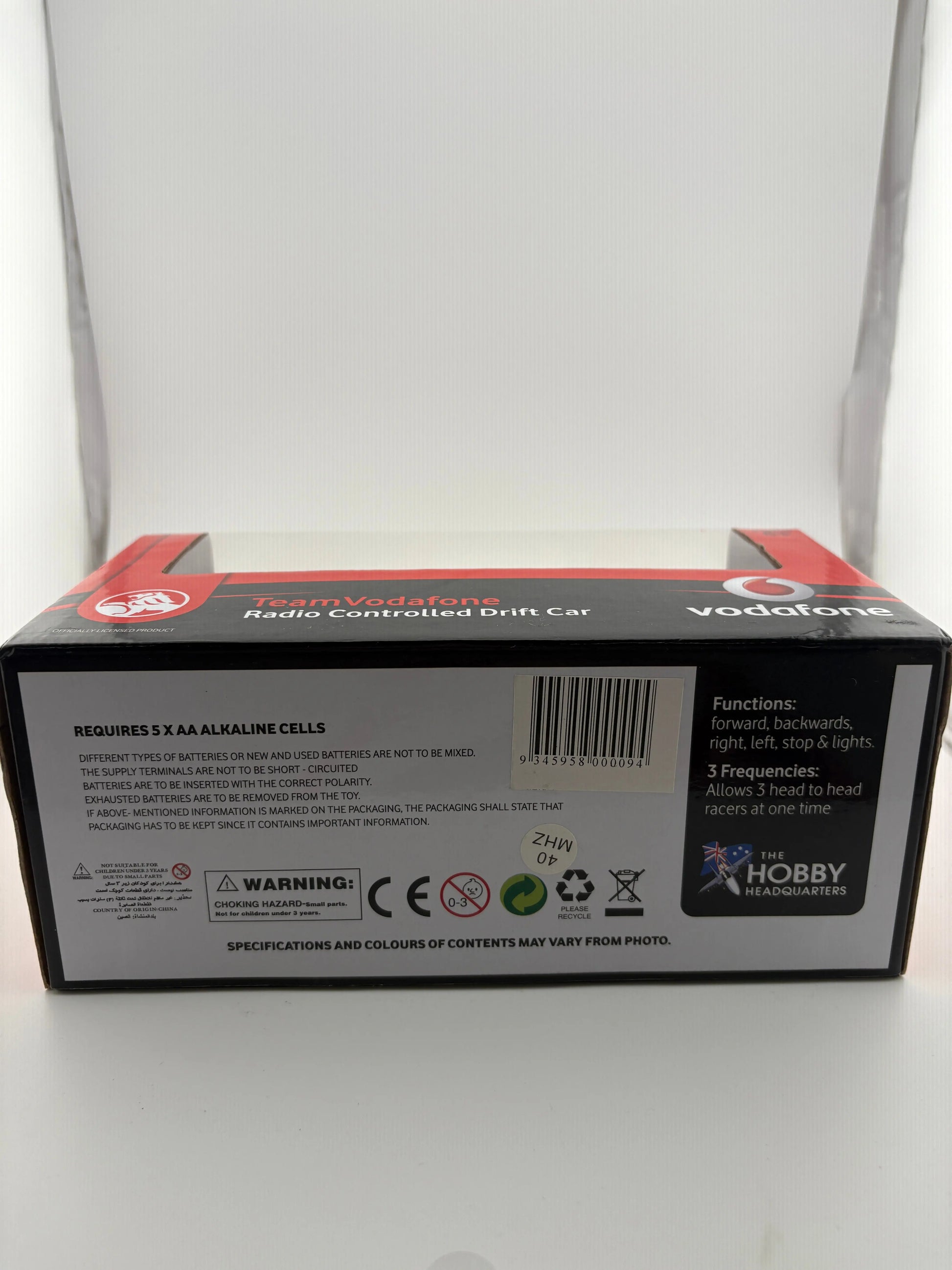 TeamVodafone Radio Controlled Drift Supercar 1:24 Full Function Sealed FRENLY BRICKS - Open 7 Days