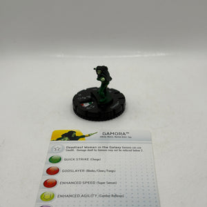 HeroClix Marvel Gamora #033 with Card Loose Figure FRENLY BRICKS - Open 7 Days