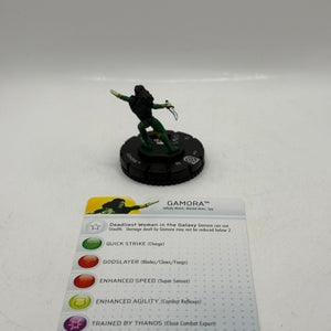 HeroClix Marvel Gamora #033 with Card Loose Figure FRENLY BRICKS - Open 7 Days