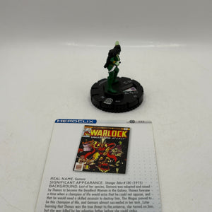 HeroClix Marvel Gamora #033 with Card Loose Figure FRENLY BRICKS - Open 7 Days
