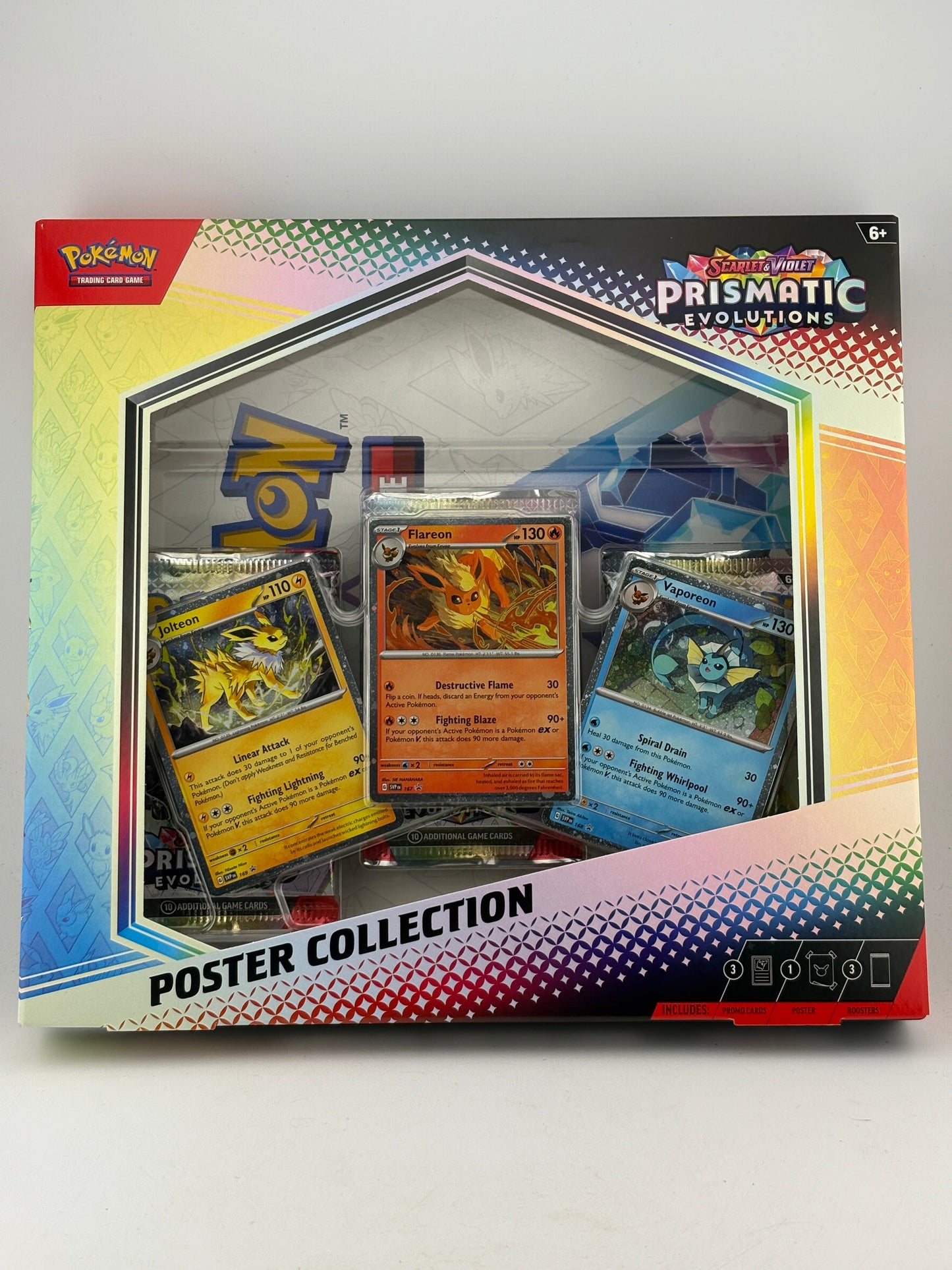 Pokemon TCG Scarlet Violet Prismatic Evolutions Poster Collection Sealed FRENLY BRICKS - Open 7 Days