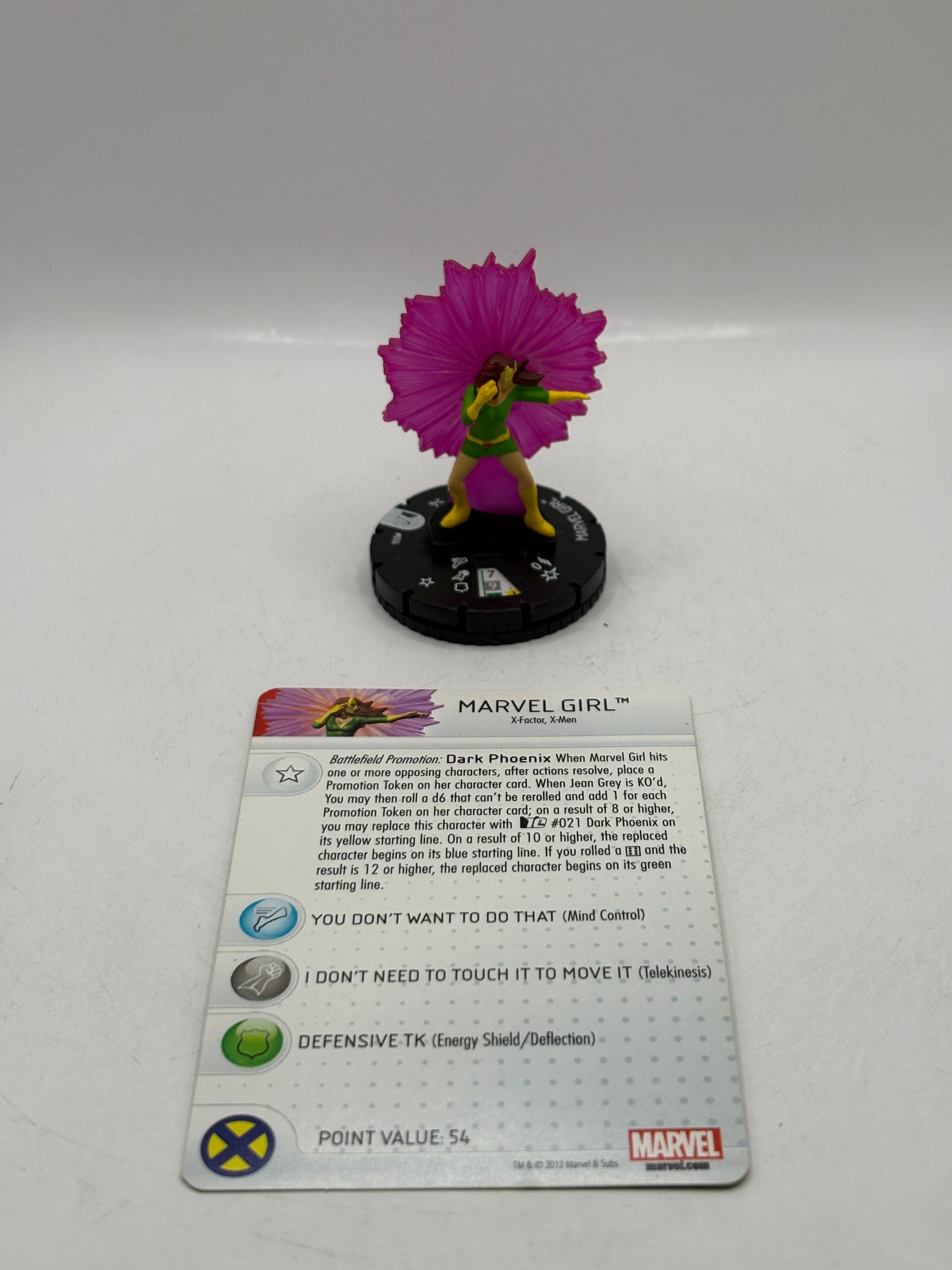 HeroClix Marvel 10th Anniversary- Marvel Girl 003 With Card Loose Figure FRENLY BRICKS - Open 7 Days