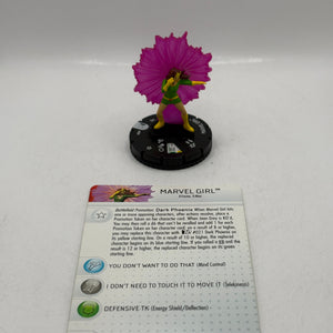 HeroClix Marvel 10th Anniversary- Marvel Girl 003 With Card Loose Figure FRENLY BRICKS - Open 7 Days