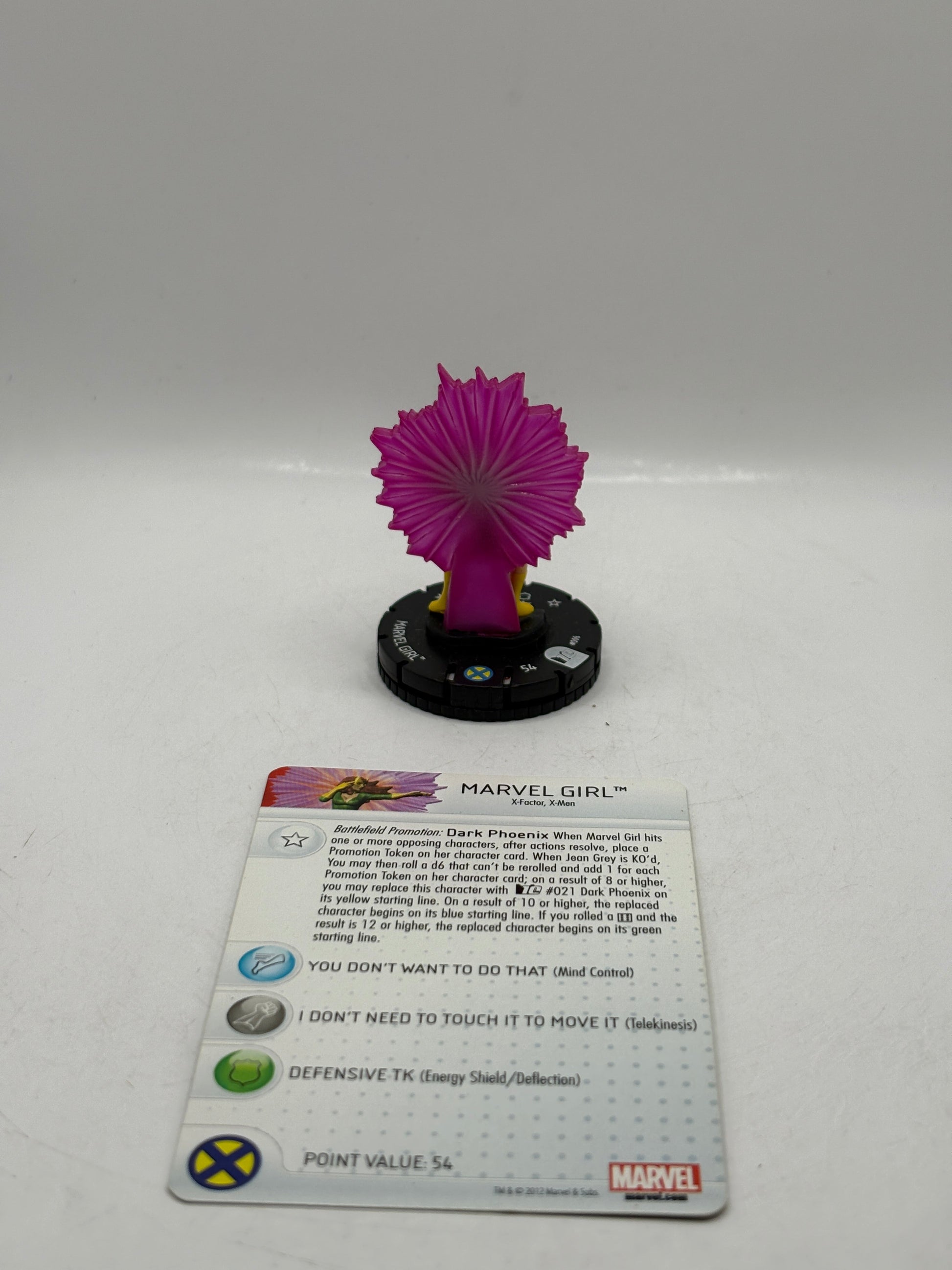 HeroClix Marvel 10th Anniversary- Marvel Girl 003 With Card Loose Figure FRENLY BRICKS - Open 7 Days