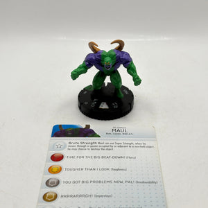 HeroClix DC Comics Maul #024 Loose Figure with Card FRENLY BRICKS - Open 7 Days