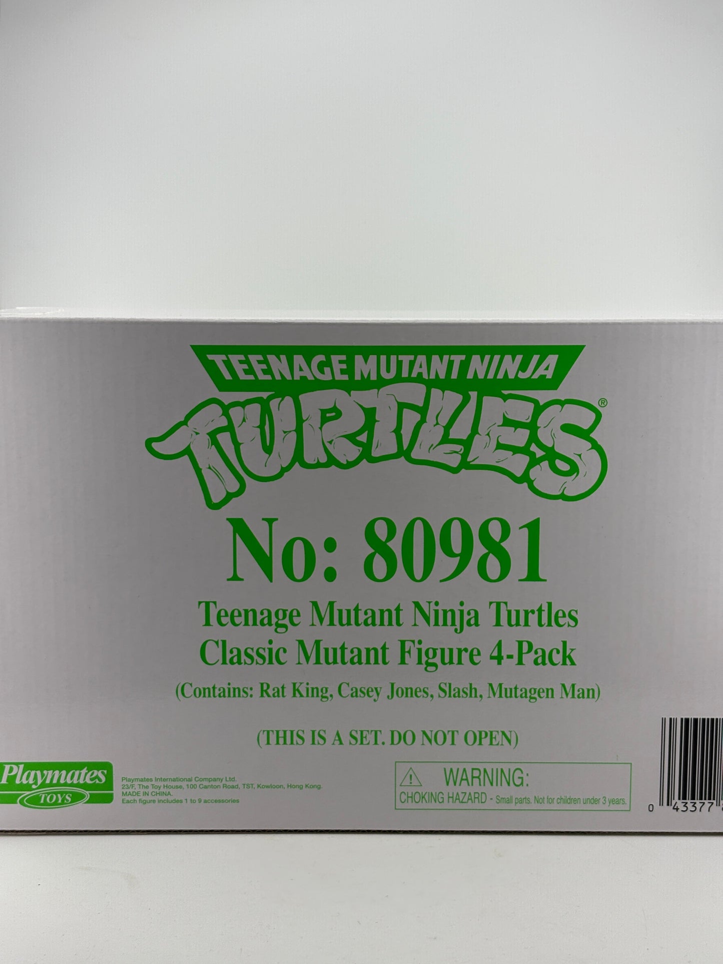 TMNT Playmates No: 80981 4 Figure Set Classic Mutant Figure 4 Pack Sealed FRENLY BRICKS - Open 7 Days