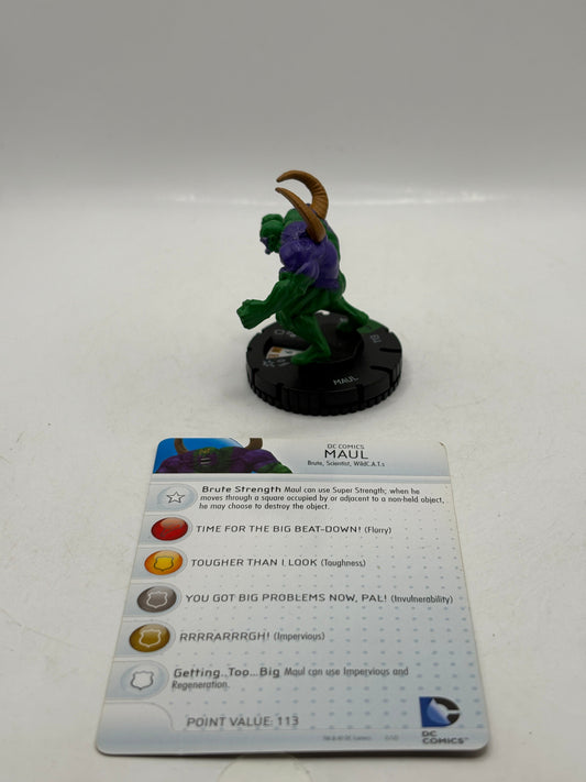 HeroClix DC Comics Maul #024 Loose Figure with Card FRENLY BRICKS - Open 7 Days