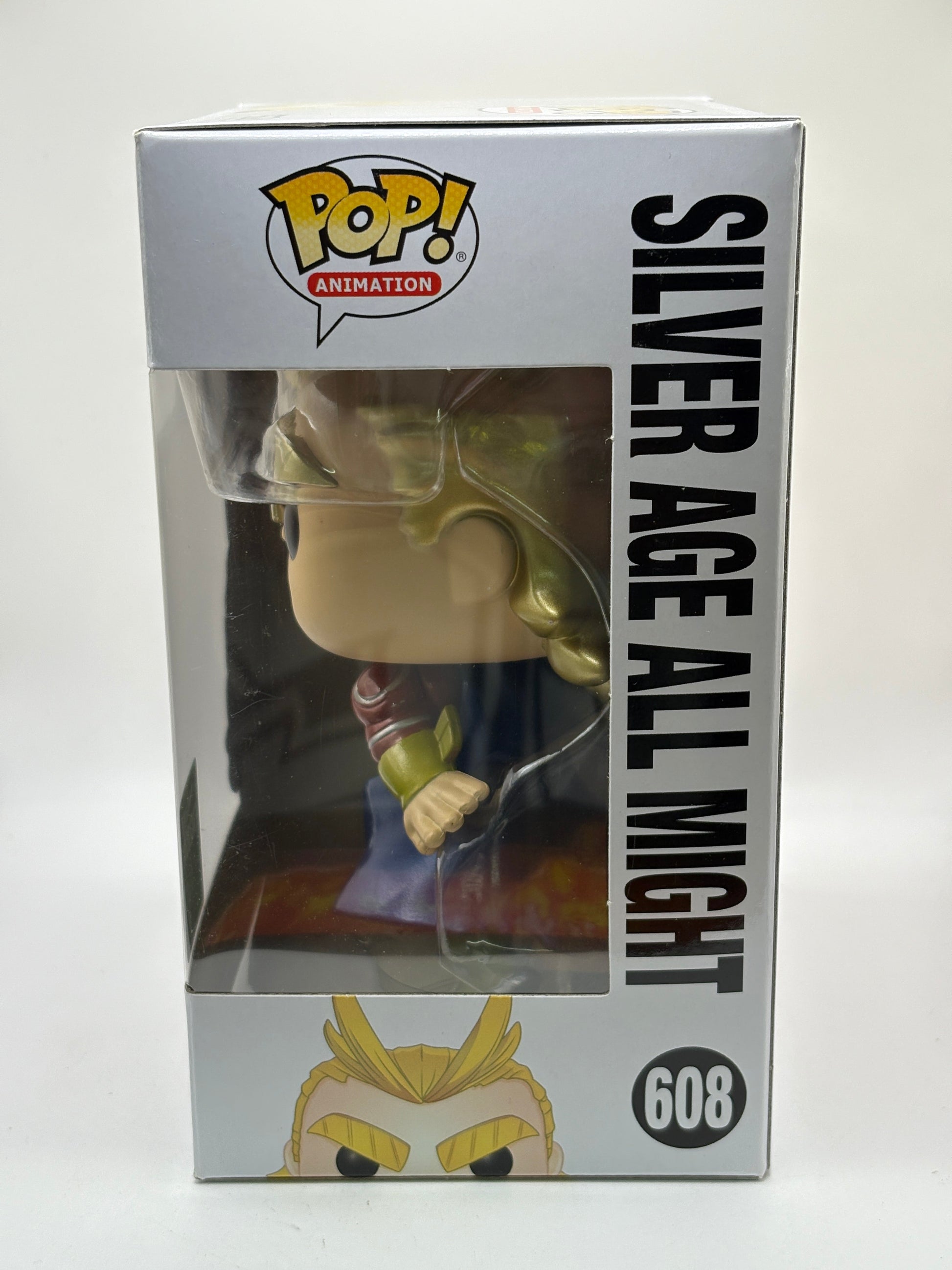 Funko POP! Animation My Hero Academia #608 Silver Age All Might Exclusive FRENLY BRICKS - Open 7 Days