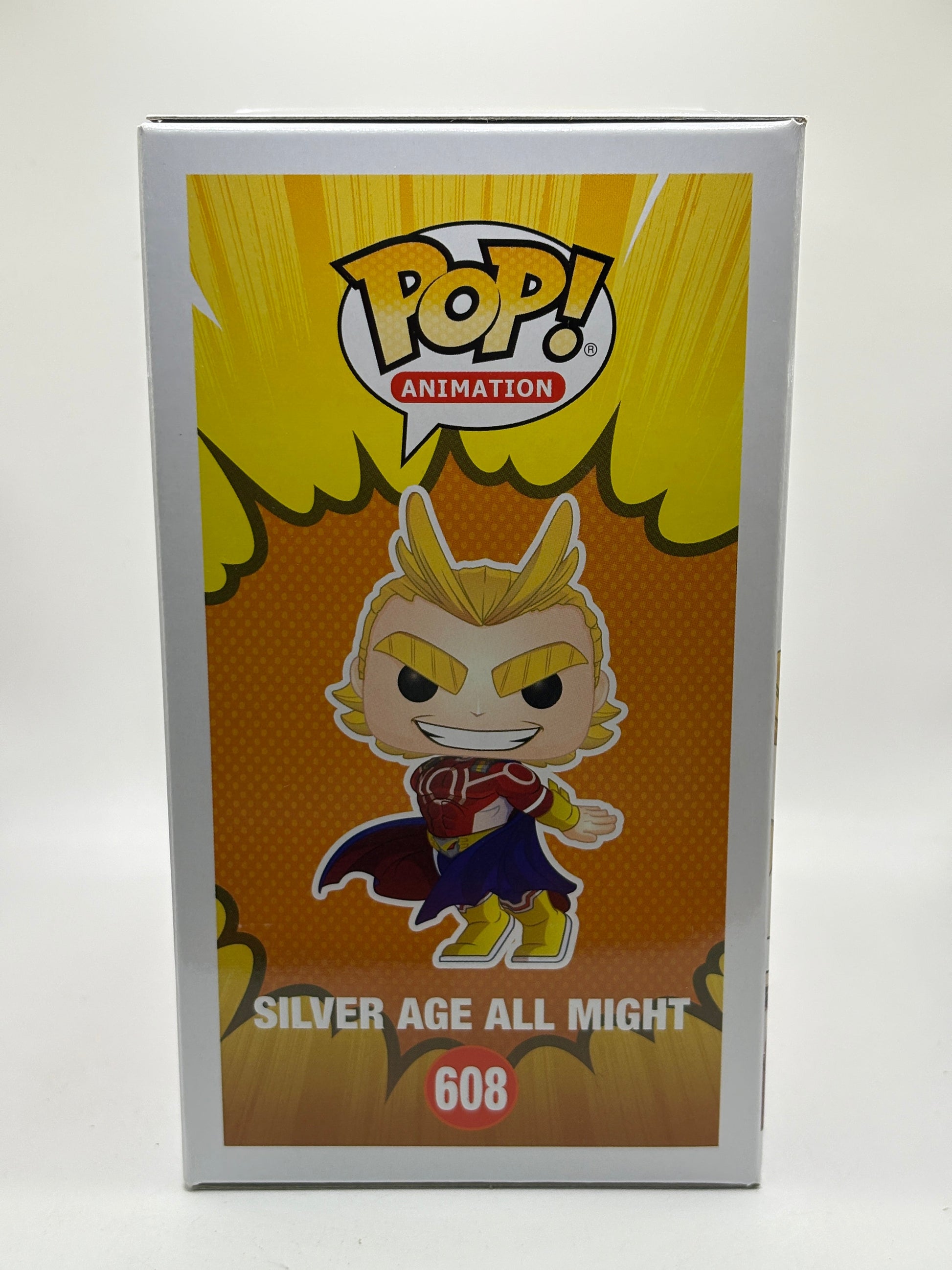Funko POP! Animation My Hero Academia #608 Silver Age All Might Exclusive FRENLY BRICKS - Open 7 Days
