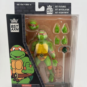 BST AXN Nickelodeon Teenage Mutant Ninja Turtles Michelangelo 5” Action Figure FRENLY BRICKS - Open 7 Days