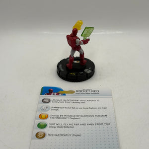 HeroClix DC Comics - Rocket Red #035 Loose Figure with Card FRENLY BRICKS - Open 7 Days