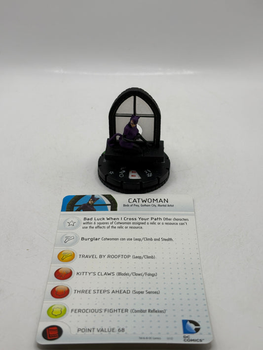 HeroClix DC Comics 10th Anniversary- Catwoman #015 Loose Figure with Card FRENLY BRICKS - Open 7 Days