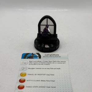 HeroClix DC Comics 10th Anniversary- Catwoman #015 Loose Figure with Card FRENLY BRICKS - Open 7 Days