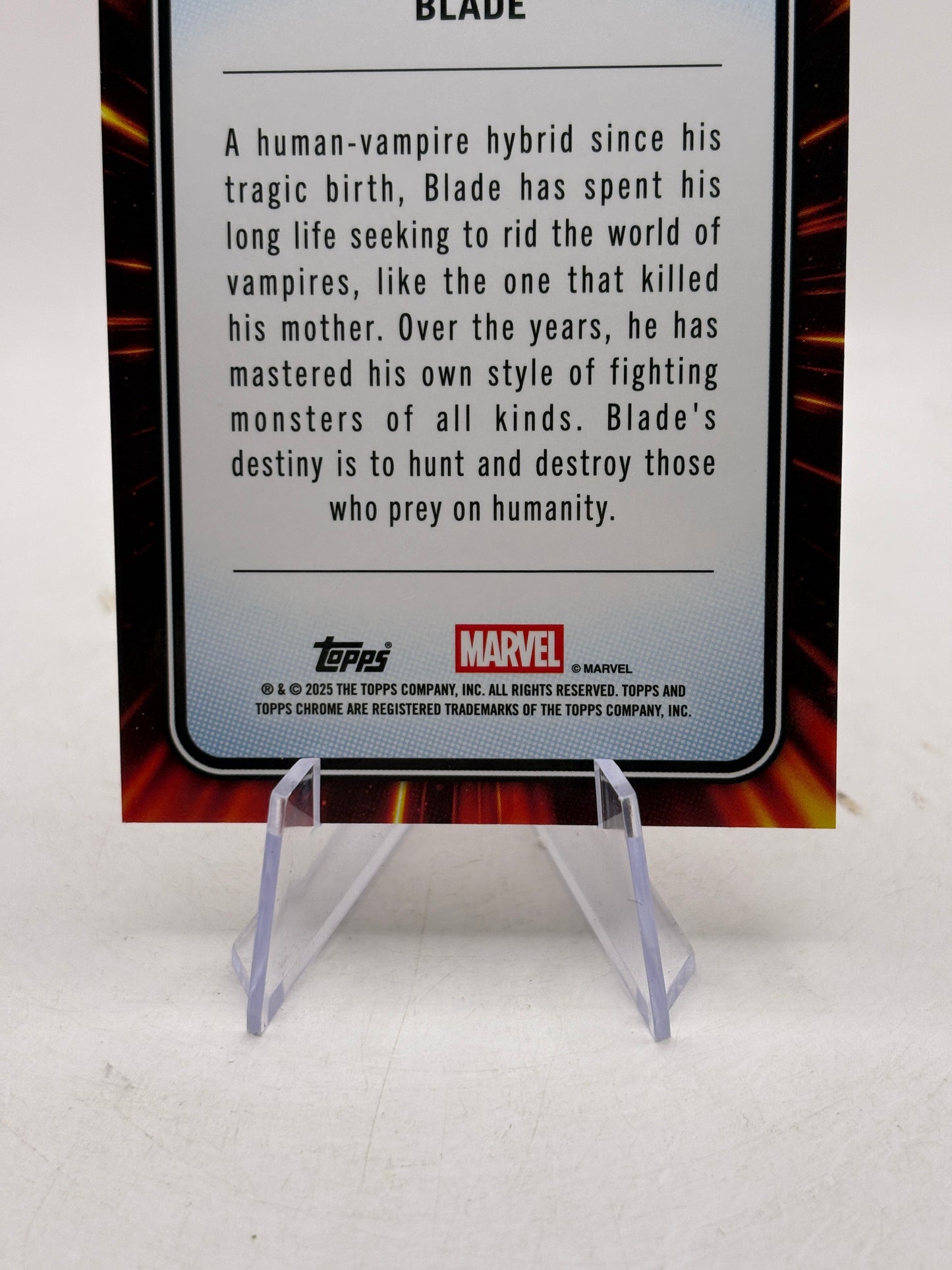 2025 Topps Chrome Marvel Blue and Red Spider Web Refractors #126 Blade /62 FRENLY BRICKS - Open 7 Days