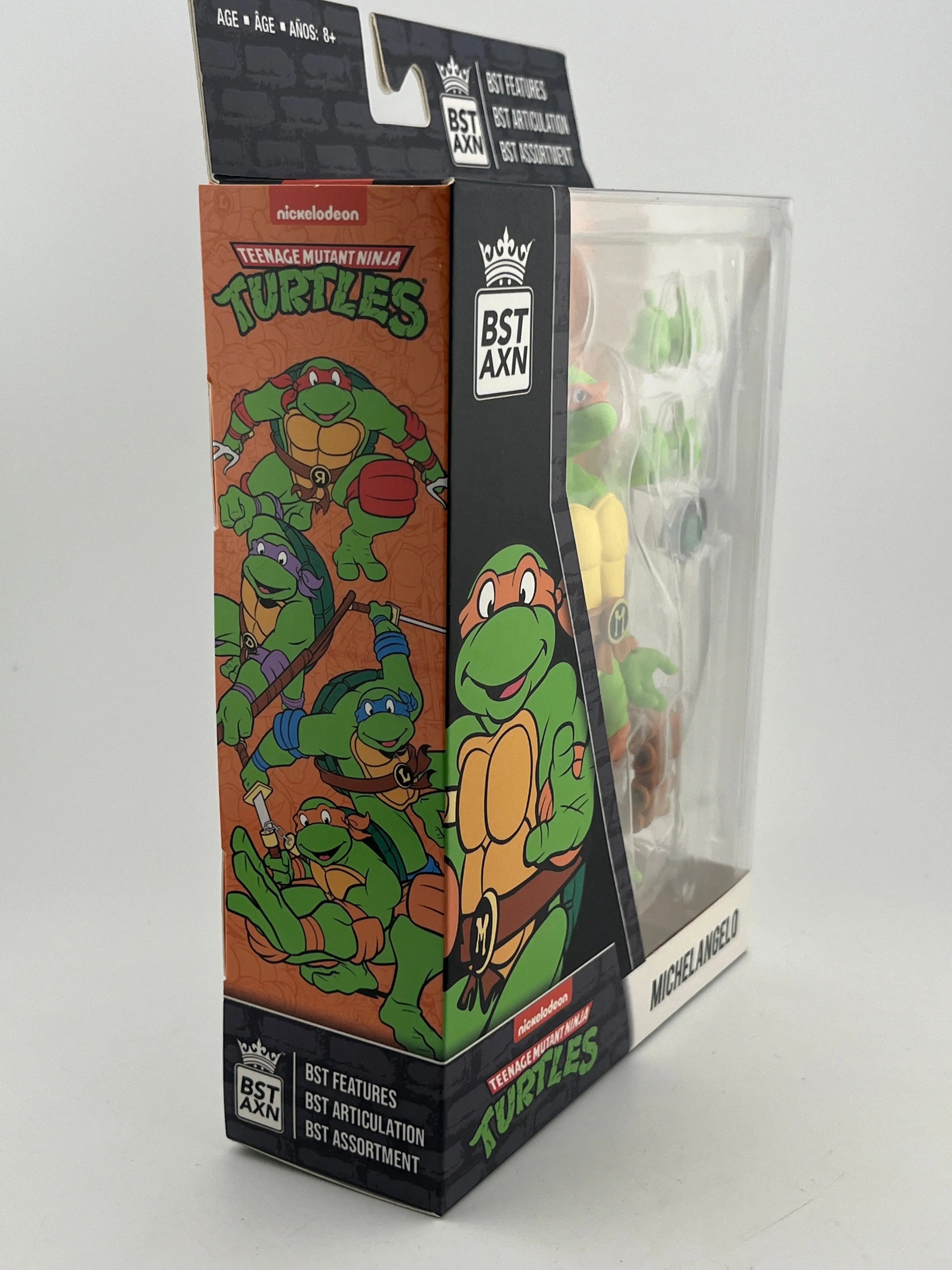 BST AXN Nickelodeon Teenage Mutant Ninja Turtles Michelangelo 5” Action Figure FRENLY BRICKS - Open 7 Days