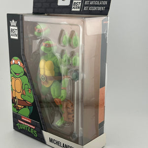 BST AXN Nickelodeon Teenage Mutant Ninja Turtles Michelangelo 5” Action Figure FRENLY BRICKS - Open 7 Days