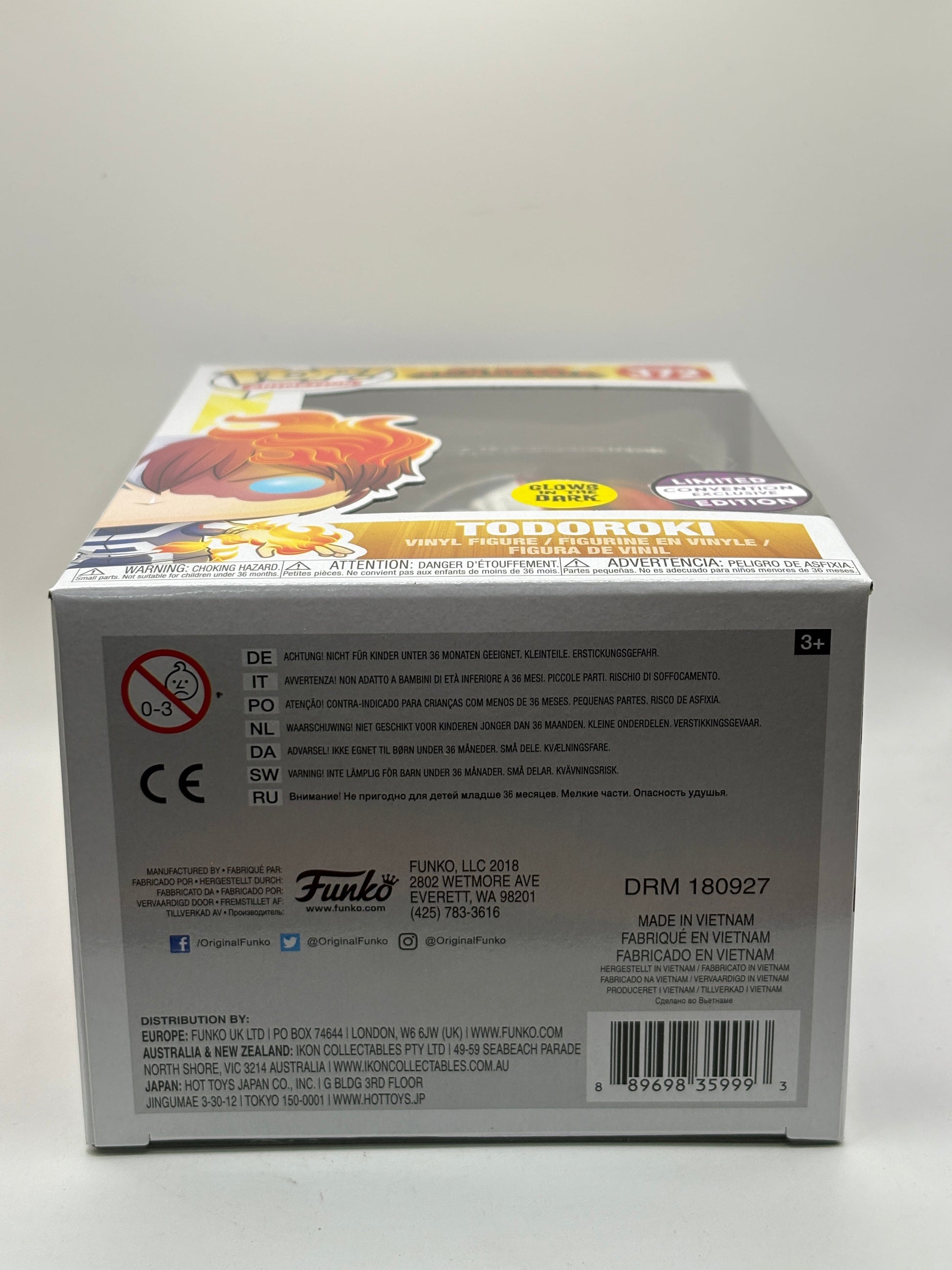 Funko POP! Animation My Hero Academia #372 Todoroki Glow Limited Con Exclusive FRENLY BRICKS - Open 7 Days