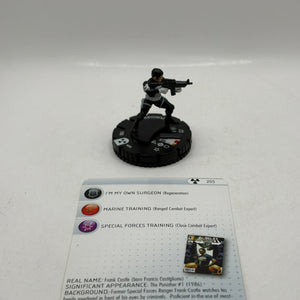 HeroClix Marvel - Punisher #205 Loose Figure with Card FRENLY BRICKS - Open 7 Days