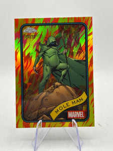 2025 Topps Chrome Marvel /39 Torch Refractor Mole Man
