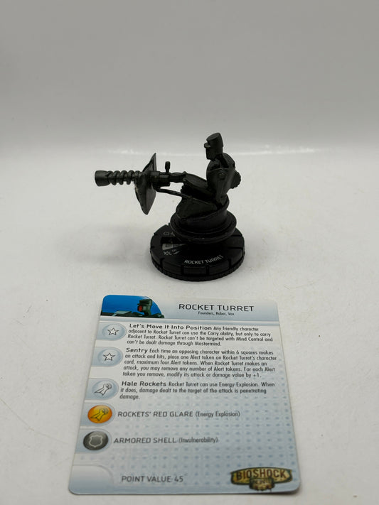 HeroClix Bioshock Infinite - Rocket Turret #006 Loose Figure with Card FRENLY BRICKS - Open 7 Days