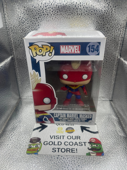 Funko POP! Marvel #154 Captain Marvel Masked FRENLY BRICKS - Open 7 Days