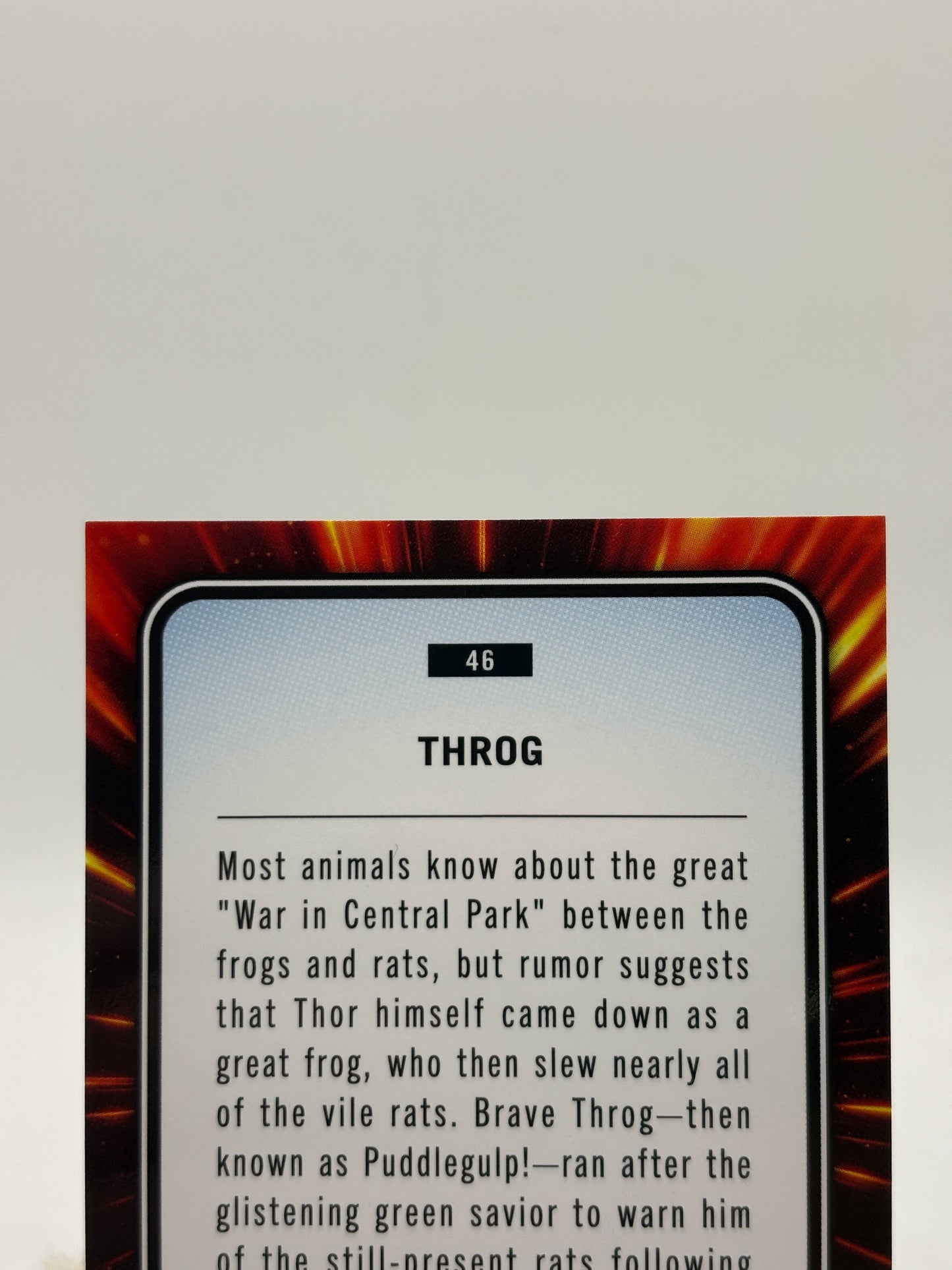 2025 Topps Chrome Marvel Comics Sapphire Edition Green /99 Throg #46 FRENLY BRICKS - Open 7 Days