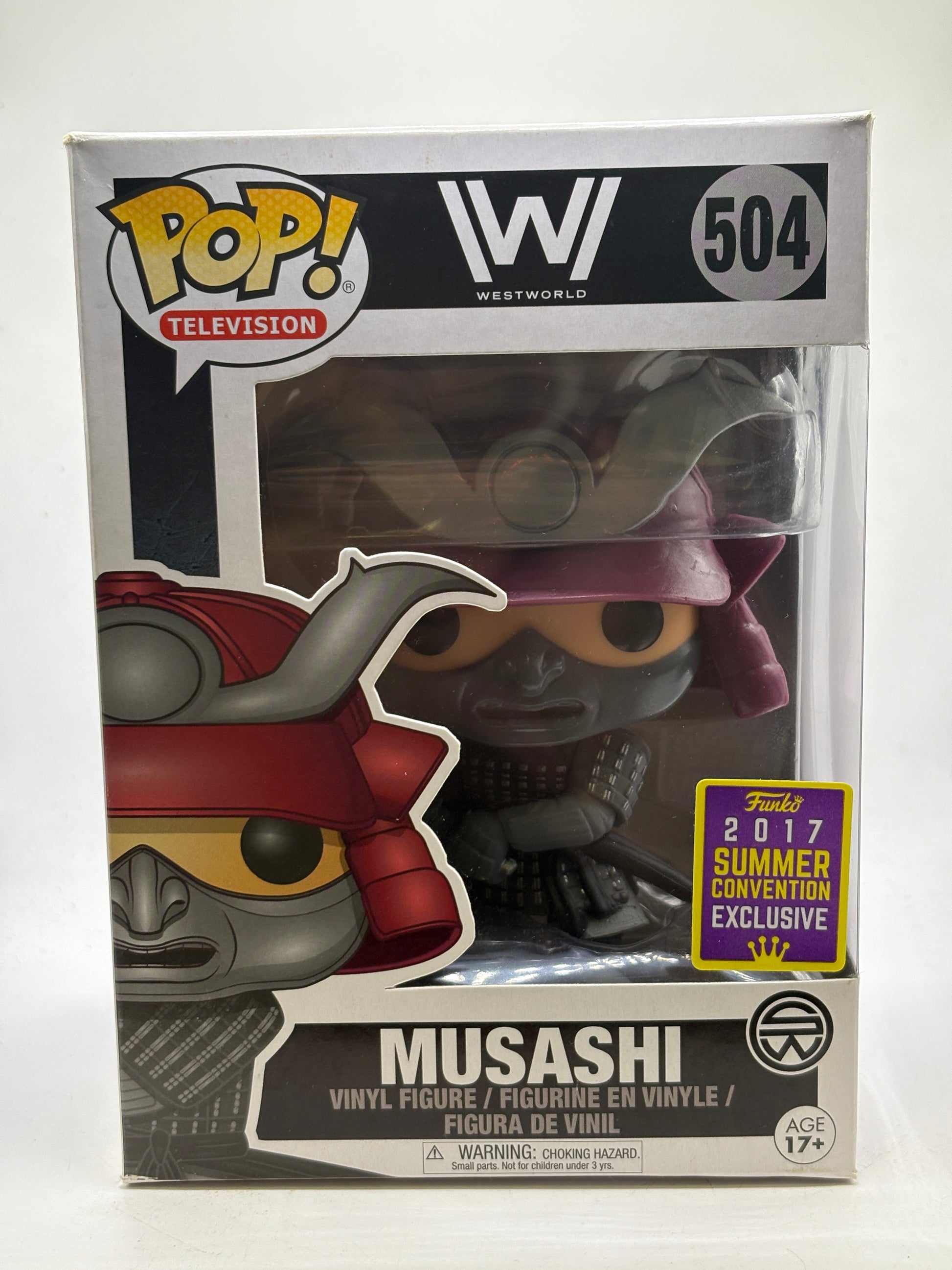 Funko POP! Television WestWorld #504 Musashi 2017 Summer Convention Exclusive image 1