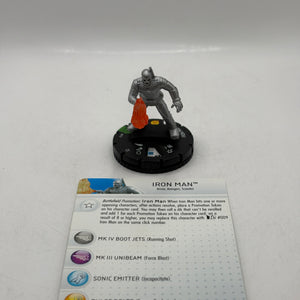 HeroClix Marvel 10th Anniversary- Iron Man #012 Loose Figure with Card FRENLY BRICKS - Open 7 Days