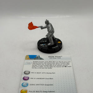 HeroClix Marvel 10th Anniversary- Iron Man #012 Loose Figure with Card FRENLY BRICKS - Open 7 Days