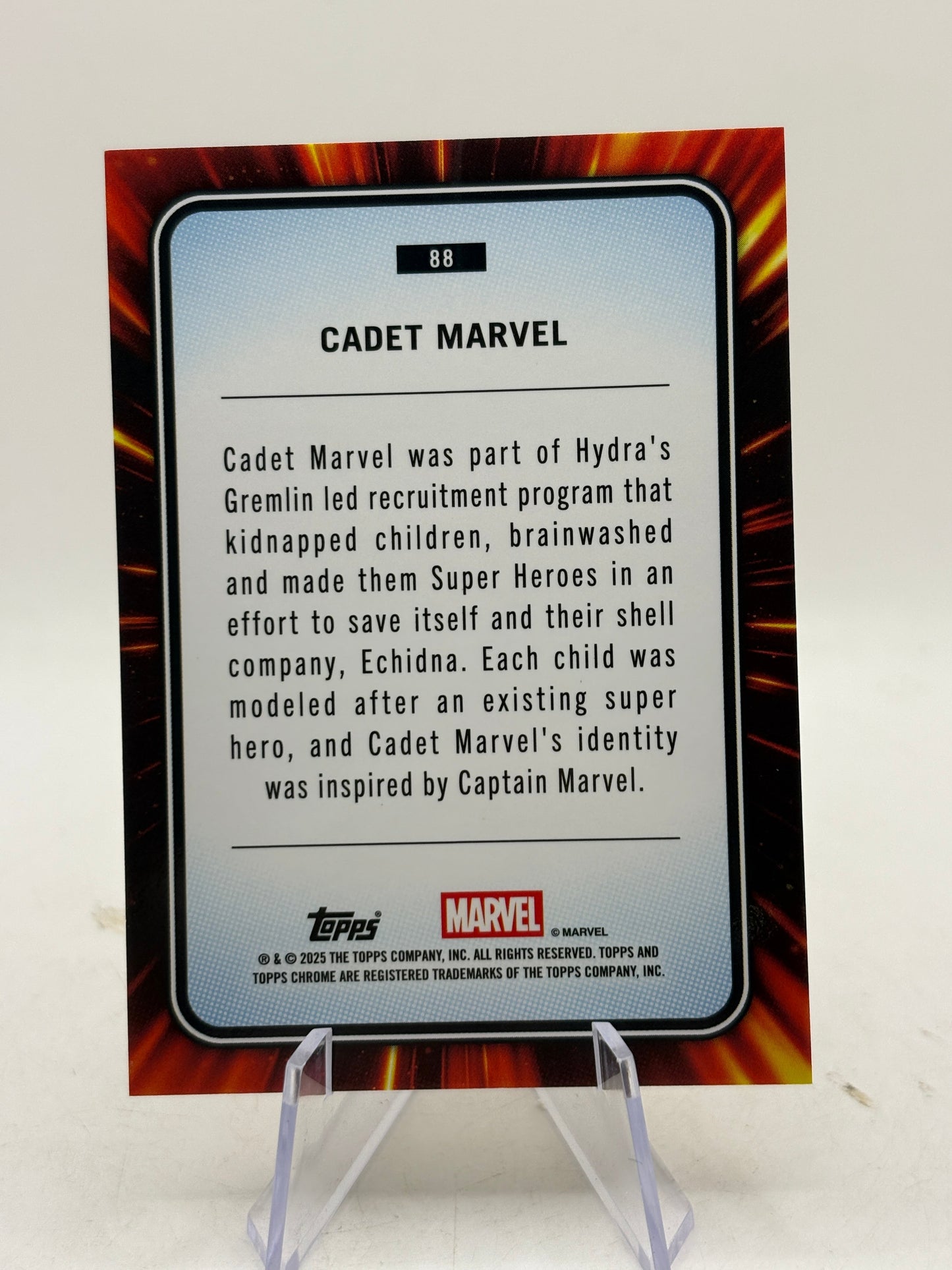 2025 Topps Chrome Marvel Cadet Gold Wave Refractor #/50 FRENLY BRICKS - Open 7 Days