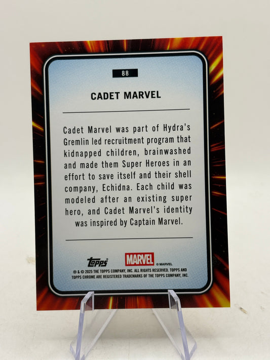 2025 Topps Chrome Marvel Cadet Gold Wave Refractor #/50 FRENLY BRICKS - Open 7 Days
