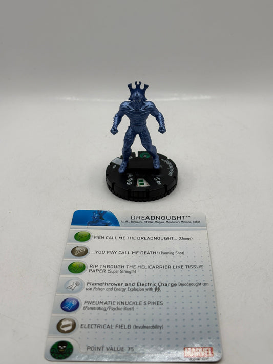 HeroClix Marvel - Dreadnought #204 Loose Figure with Card FRENLY BRICKS - Open 7 Days