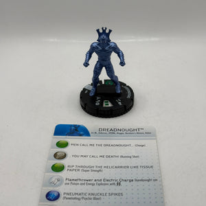 HeroClix Marvel - Dreadnought #204 Loose Figure with Card FRENLY BRICKS - Open 7 Days