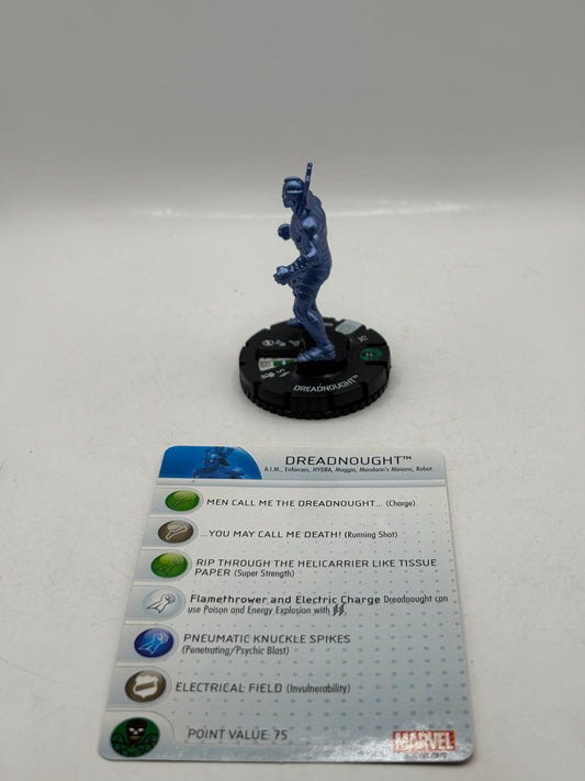 HeroClix Marvel - Dreadnought #204 Loose Figure with Card FRENLY BRICKS - Open 7 Days