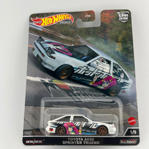 Hot Wheels 2022 Car Culture Mountain Drifters Toyota Toyota AE86 Sprinter Trueno FRENLY BRICKS - Open 7 Days