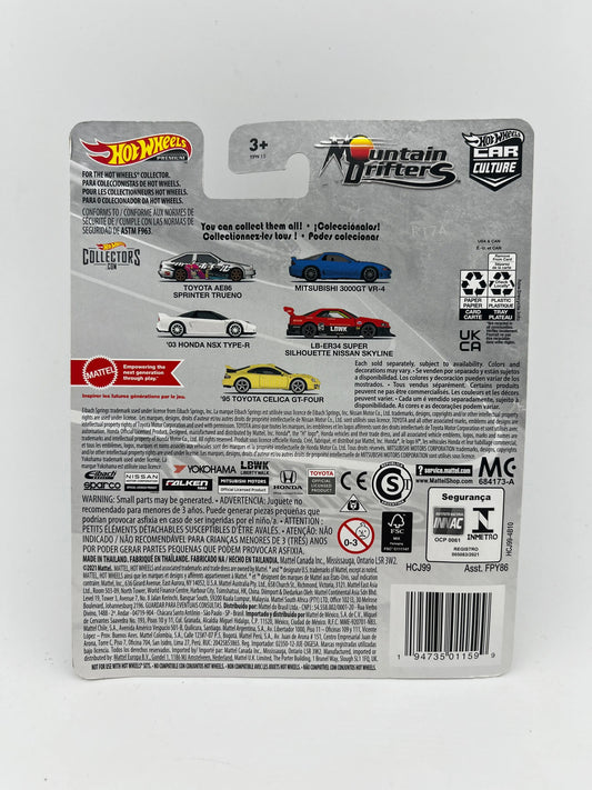 Hot Wheels 2022 Car Culture Mountain Drifters Toyota Toyota AE86 Sprinter Trueno FRENLY BRICKS - Open 7 Days