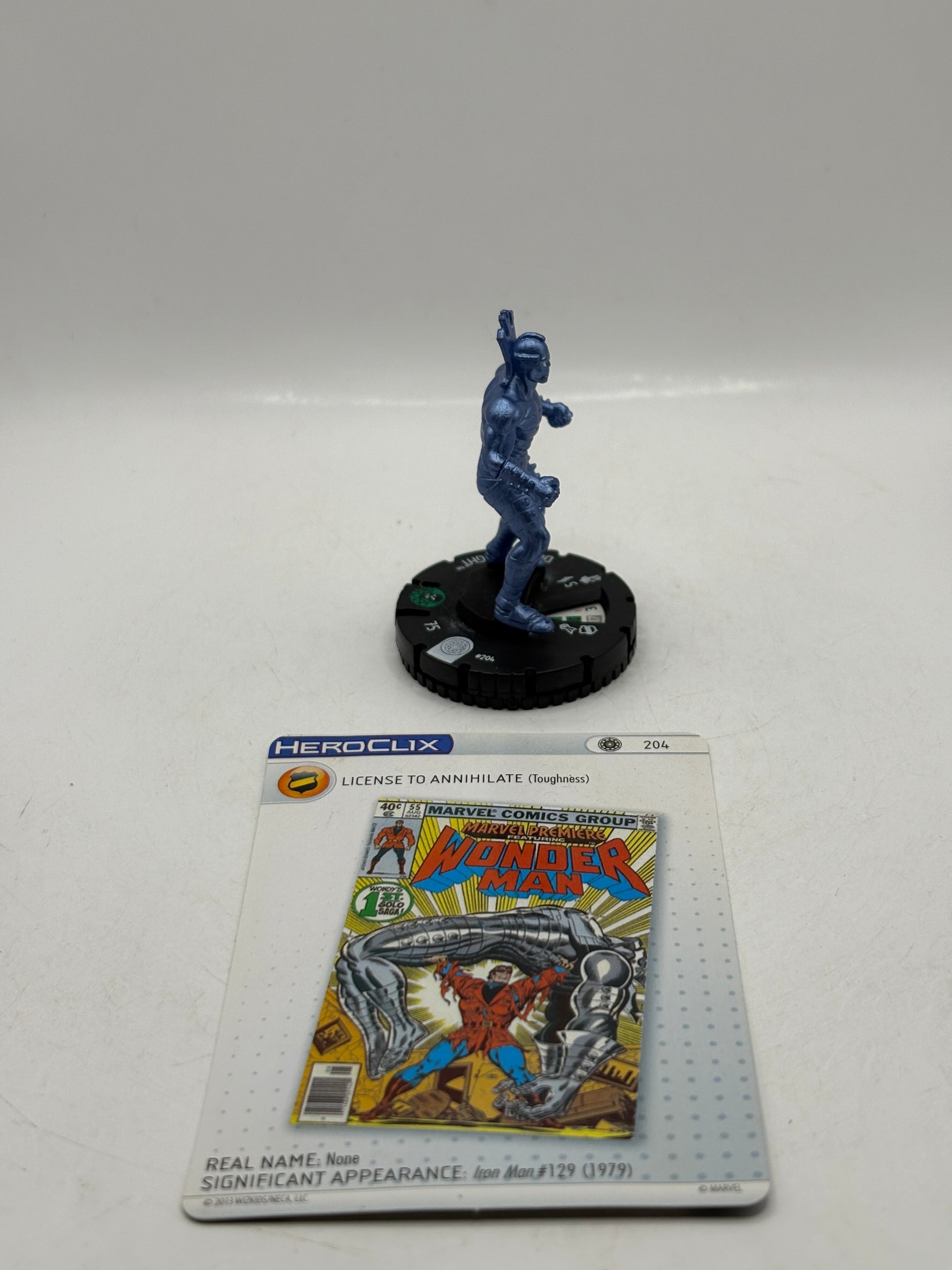 HeroClix Marvel - Dreadnought #204 Loose Figure with Card FRENLY BRICKS - Open 7 Days