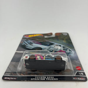 Hot Wheels 2022 Car Culture Mountain Drifters Toyota Toyota AE86 Sprinter Trueno FRENLY BRICKS - Open 7 Days