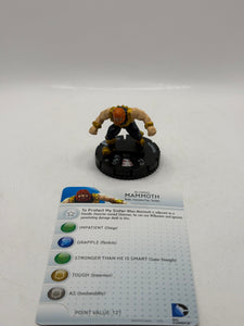 HeroClix DC Comics Mammoth #011 Loose Figure With Card