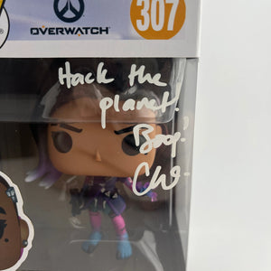 Funko POP! Games Overwatch Sombra #307 Signed Autograph Carolina Ravassa NO COA FRENLY BRICKS - Open 7 Days