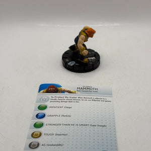 HeroClix DC Comics Mammoth #011 Loose Figure With Card FRENLY BRICKS - Open 7 Days