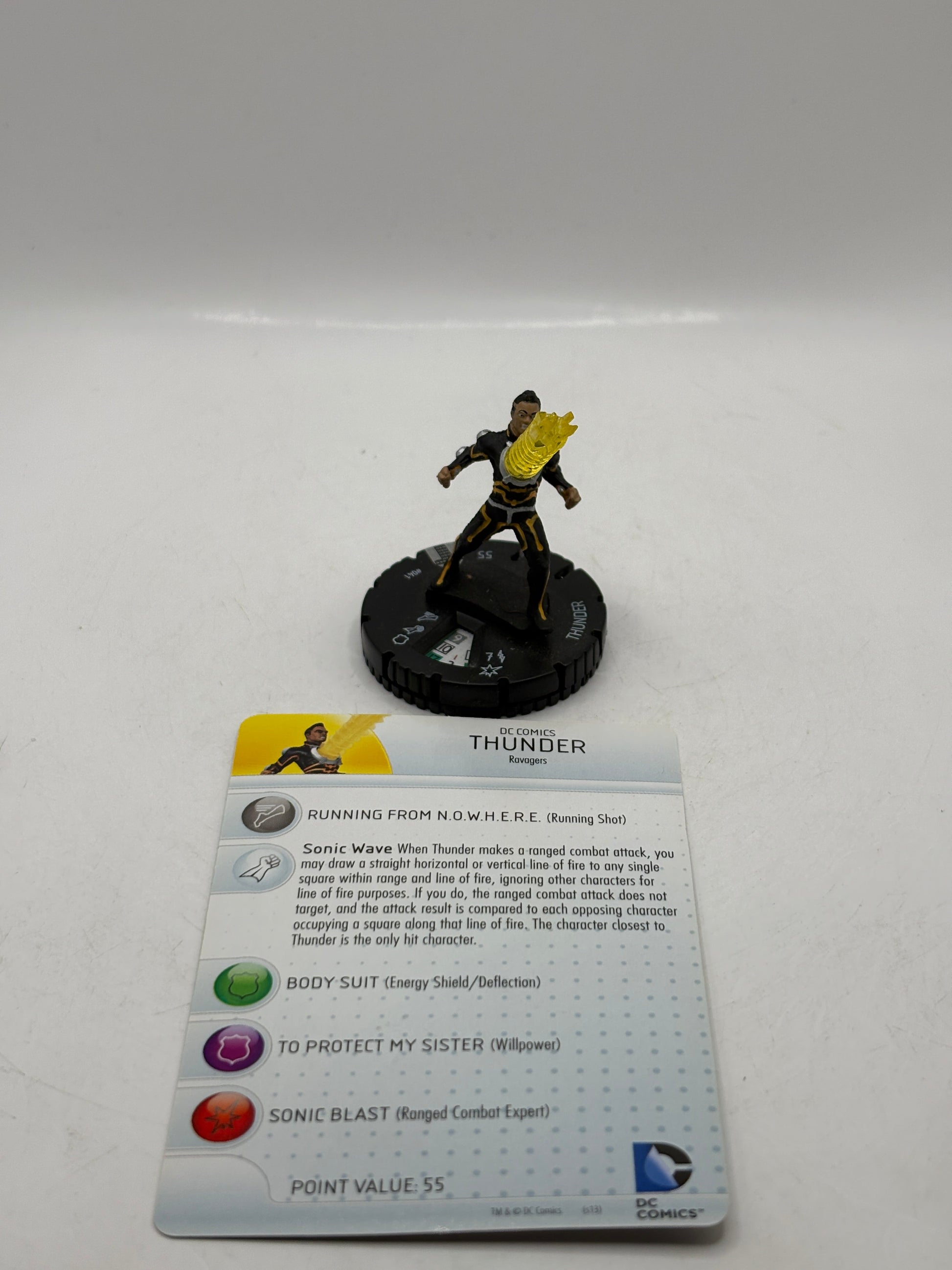 HeroClix DC Comics - Thunder #041 Loose Figure with Card FRENLY BRICKS - Open 7 Days