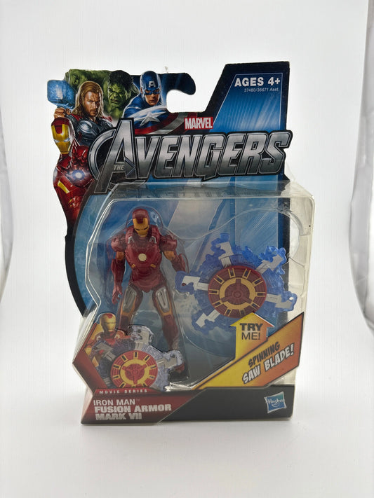 2011 Hasbro Marvel The Avengers Iron Man Fusion Armor Mark VII Action Figure FRENLY BRICKS - Open 7 Days